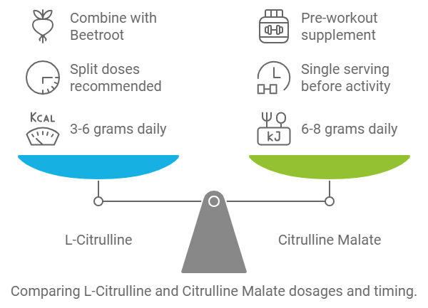 Dosage and Timing of L Citrulline and Citrulline Malate