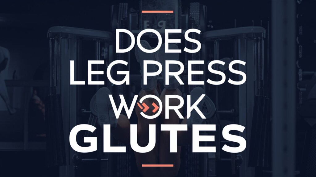 does leg press work glutes