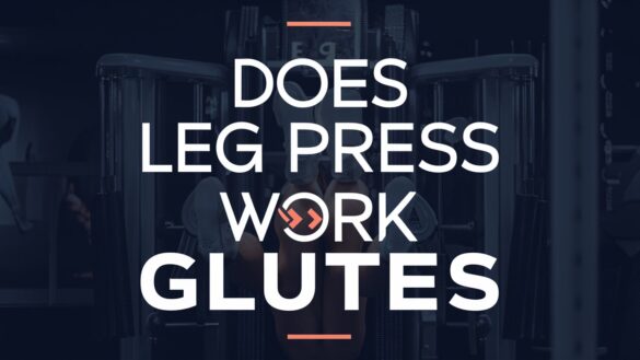 does leg press work glutes