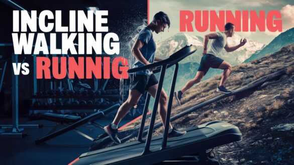 incline walking vs running