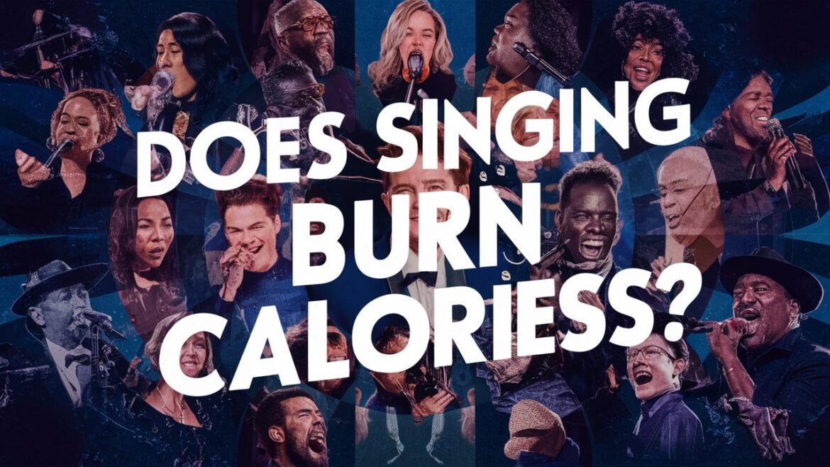 does singing burn calories