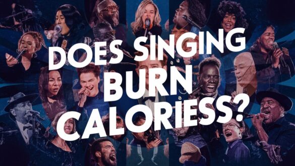 does singing burn calories