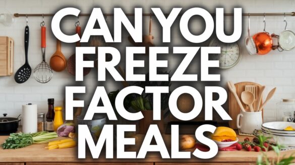 can you freeze factor meals