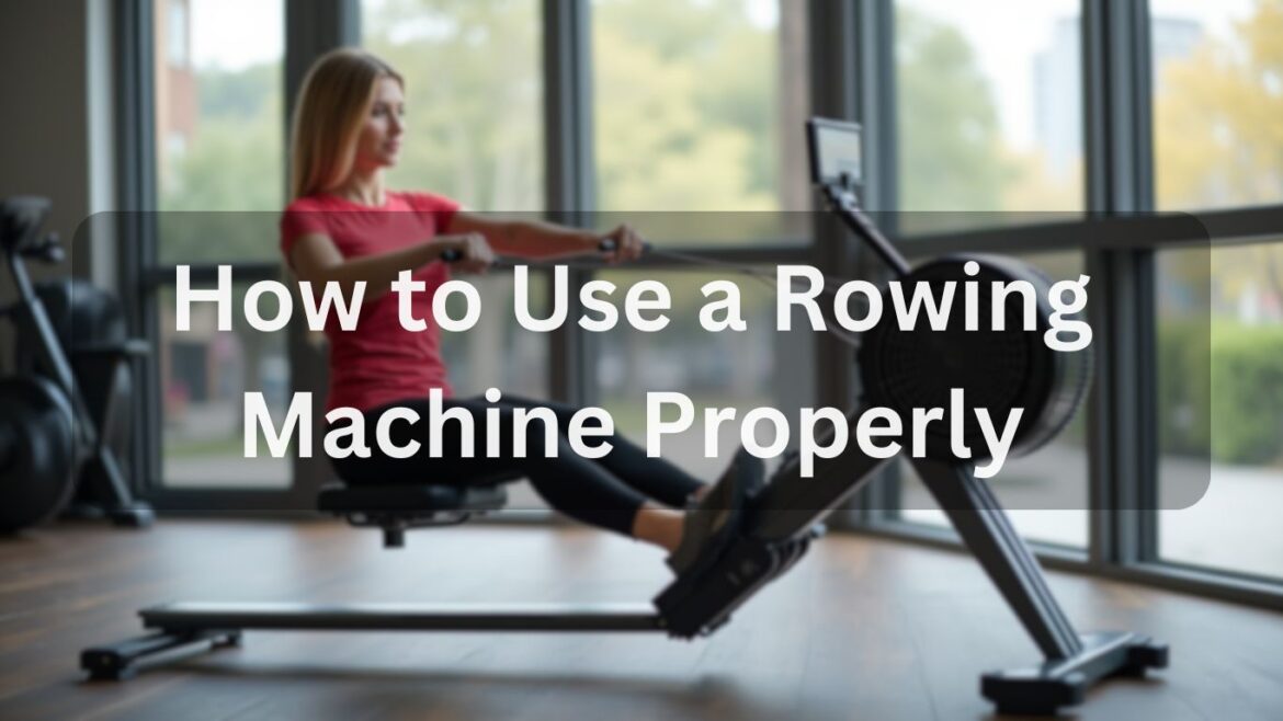 How to Use a Rowing Machine Properly