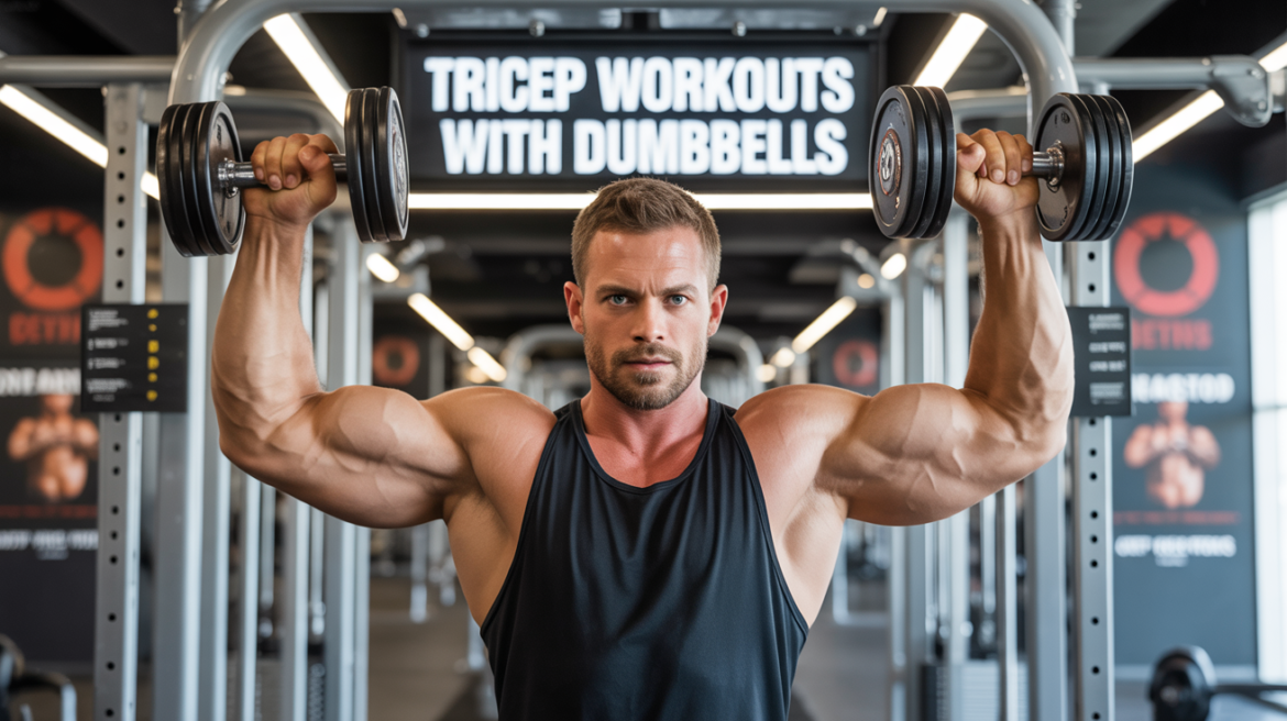 tricep workouts with dumbbells